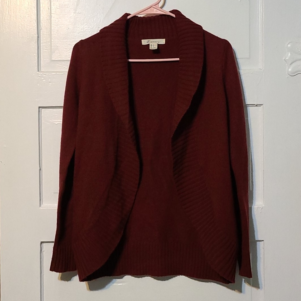 Burgundy Cardigan